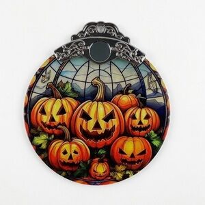 Stained Glass Pumpkin Suncatcher/Christmas Ornament